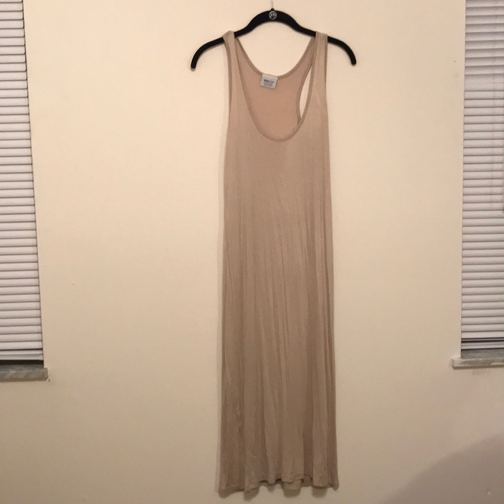 Plain tank maxi dress